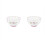 Ceramic Rice Bowl Set 5Inch DoubleEared Design Microwave Dishwasher Safe Scratch Resistant 2Pack 1