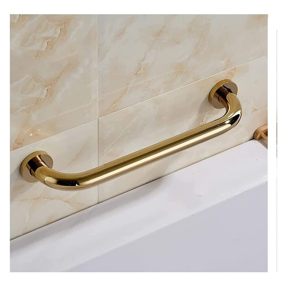Shower Grab Bar Brass AntiSlip Bathroom Safety Rail for Bathtub and Toilet Wall Mount Support