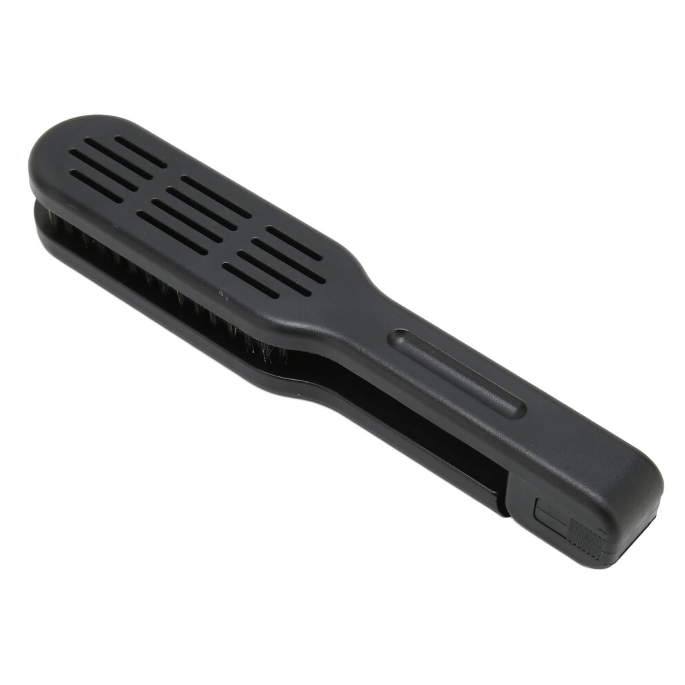 Hair Straightener Comb with Anti Static Double Sided Brush for Faster Blow Drying and Frizz Reduction