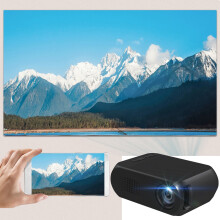 Mini LED Projector 1080p HD, Portable Multi-function with HDMI, Same Screen, Outdoor Mobile Power Supply