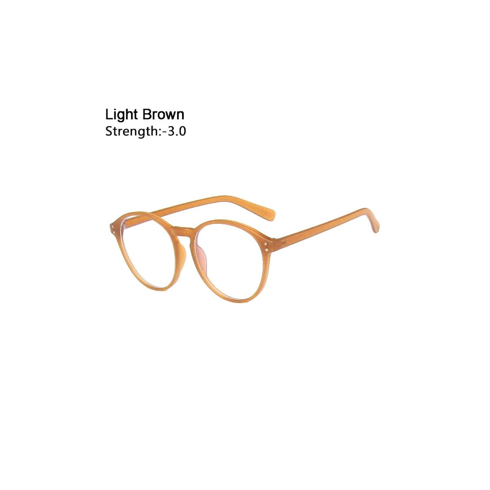 1.0~-4.0 Myopia Glasses Strength 3.00 Strength 3.00-Strength 3.00 Strength 3.00-Strength 3.00 Light/Brown 9377112385549