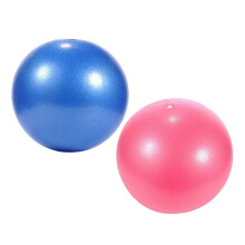 2pcs Yoga Pilates Ball Small Exercise Ball Exercises Core Strengthening Accessory Ball for Man Woman (Random Color)