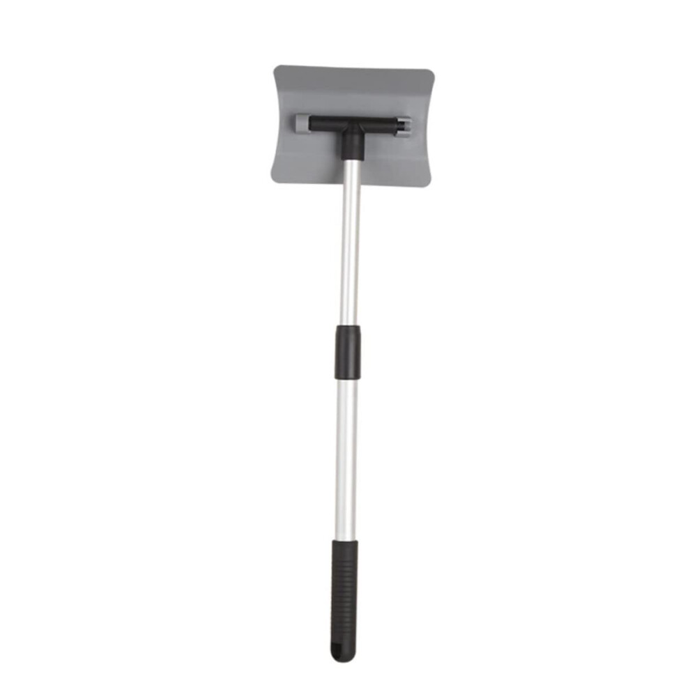 Telescopic Car Snow Shovel And Ice Scraper With 180 Rotatable Head And Ergonomic Antislip Handle 9455672646116