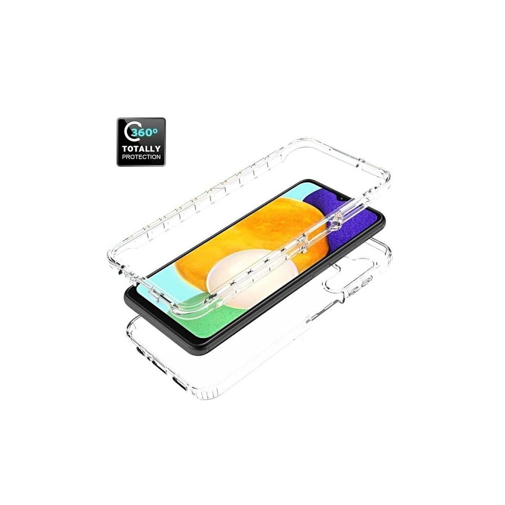 360 Full Coverage & Shockproof Case Compatible With Samsung A34 5G Transparent 9377112387369