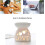 Ceramic Oil Burner Wax Melt Warmer Dual Function Aromatherapy Glossy 3.5 Inch Tea Light Diffuser 4