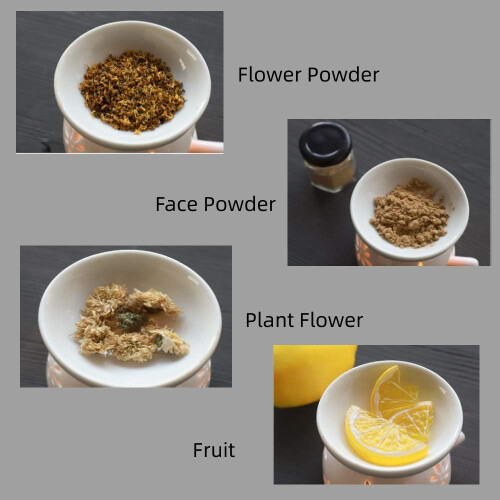 Ceramic Oil Burner Wax Melt Warmer Dual Function Aromatherapy Glossy 3.5 Inch Tea Light Diffuser 2