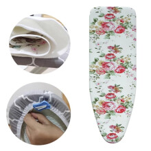 Cotton Ironing Board Cover 36x12in Heat Resistant with Elastic Edges Snug Fit Wrinkle