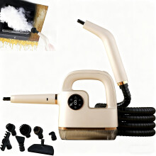 Handheld Steam Cleaner with 9 Attachments, Temperature Chemical MultiSurface Home Cleaning