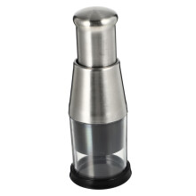 Manual Stainless Steel Vegetable Chopper Garlic Mincer Onion Cutter for Salad and Food Prep