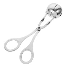Stainless Steel Meatball Maker Tool with Long Handle Scoop for Quick Meatball Formation Kitchen Use