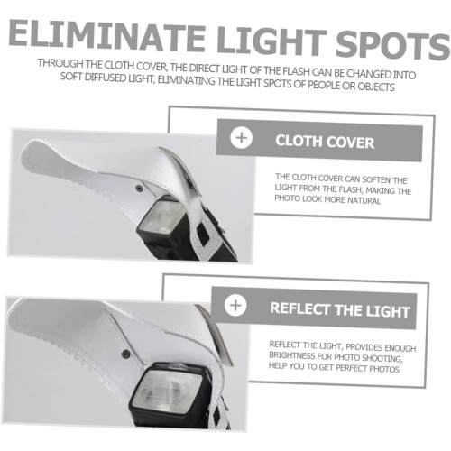 Photography Light Reflector 2pcs Soft Flash Diffuser Boards for Indoor Outdoor Shadow Softening 1