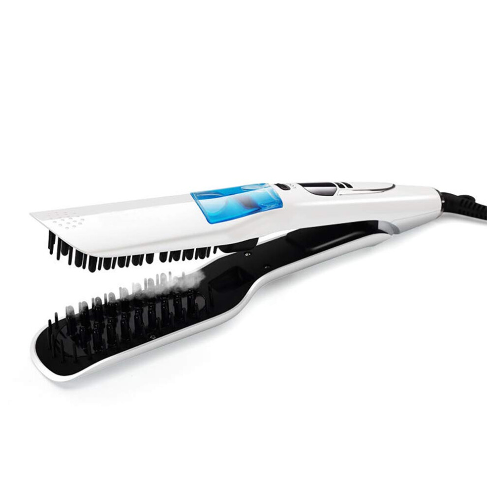 Steam Hair Straightener with Tourmaline Ceramic, Negative Ion Care, PTC Fast Heating for Wet and Dry Hair