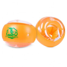 2 Pack PVC Swimming Arm Bands with Enhanced Buoyancy and LeakProof Air Valve for Adults and Kids