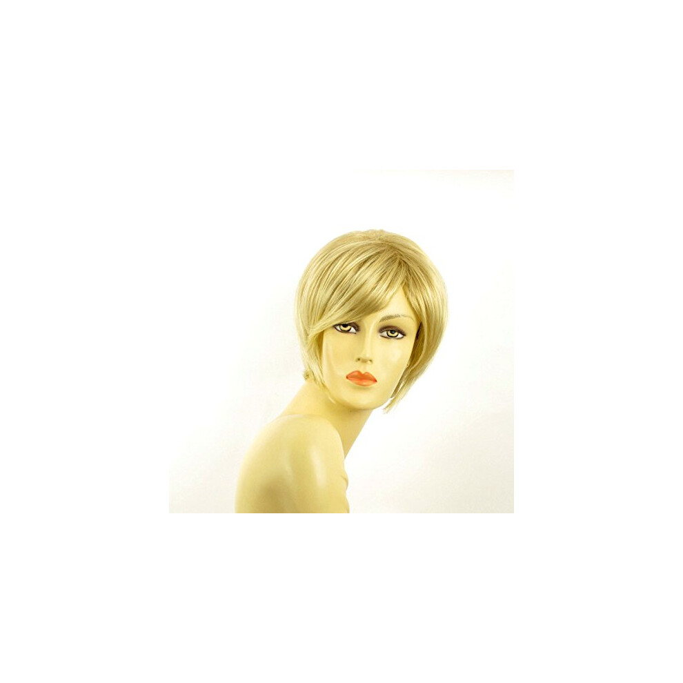 Short Blonde Wig with Natural Look Finish, Adjustable Cap Fit, Lightweight Golden Synthetic Hair