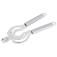 Stainless Steel Multifunctional Bottle Opener, Jar Lid Remover, Kitchen Tool for Weak Hands, Compatible with All Standard Bottles