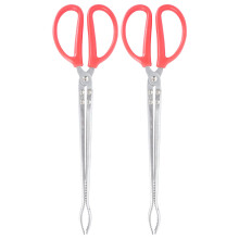 2pcs Heavy Duty Stainless Steel Trash Grabber Tool with Ergonomic Comfort Grip for Outdoor Litter Picker