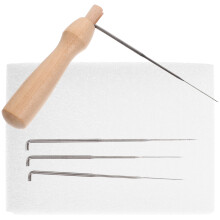 2 Sets of Wool Felting Foams Cushion Practical Needle Felting Work Pad Needle Pin Dense Pad