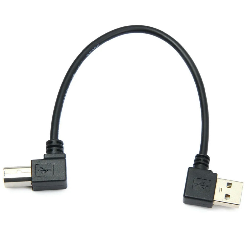 For Left Right Angled Usb 2.0 A Male B Male Printer Scanner 90 Degree Cable 50Cm 100Cm 9377112391304
