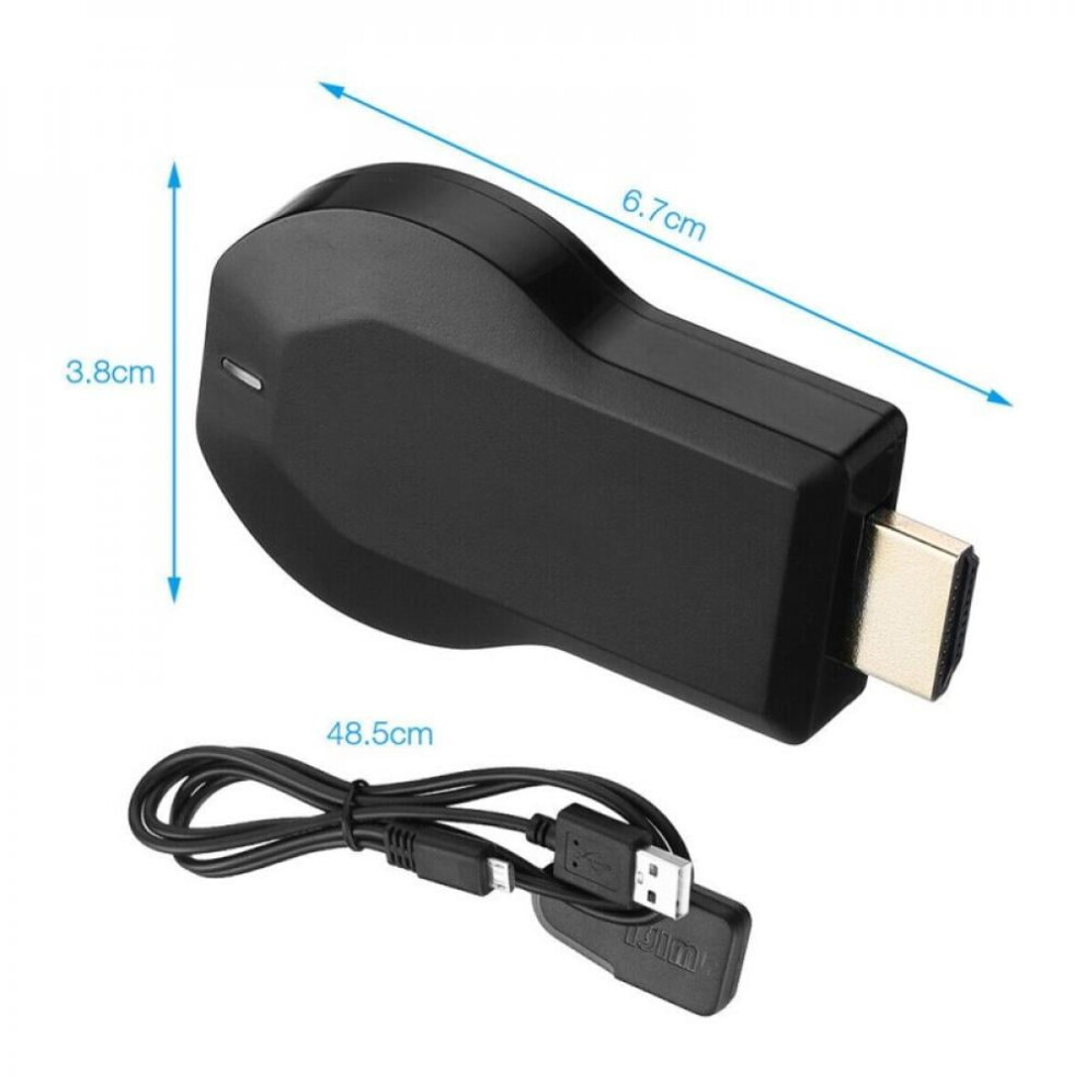Anycast M100 Wireless Display Adapter, Compatible With Miracast/Airplay/Dlna, Hdmi Screen Mirroring, H.265 Hd Tv Stick 9377112393735