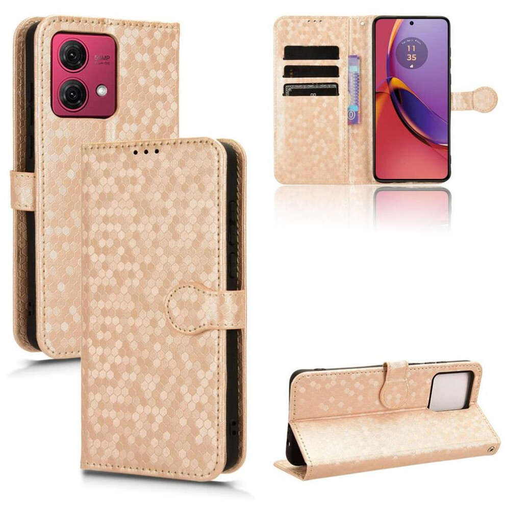 Case For Motorola Moto G72 4G Magnetic Clasp Geometric Pattern Leather Wallet Cover 9377112393858
