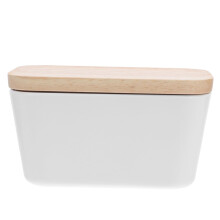 Wooden Butter Dish with Lid for Refrigerator Cheese and Butter Storage Box Kitchen and Restaurant Use