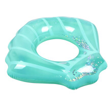 Pool Float Inflatable Swimming Ring for Adults and Kids Summer Party Cartoon Seashell Design