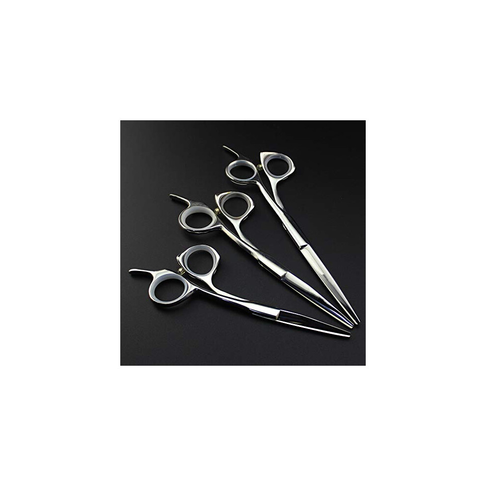 Professional 440C Stainless Steel Barber Scissors 5.5 Inch Sharp Edge for Smooth Precise Cuts