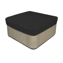 Waterproof Hot Tub Cover 218x218cm Outdoor Spa Cover Dustproof Sunlight Resistant Fit