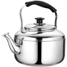 Large Capacity Whistling Tea Kettle 304 Stainless Steel Stovetop Teapot for Gas and Induction Hob