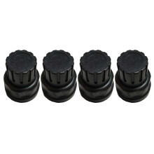 4pcs Floor Heating Manifold Hand Wheel Switch Accessories Black or Blue Handle