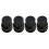 4pcs Floor Heating Manifold Hand Wheel Switch Accessories Black or Blue Handle 1