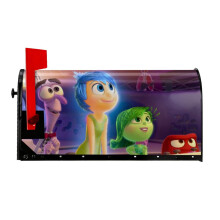 Inside Out Magnetic Mailbox Cover Garden Yard Home Decor For Outside, Decorative Outdoor Post Letter Box Wrap Decor Mail Wraps, 25.5x21 In
