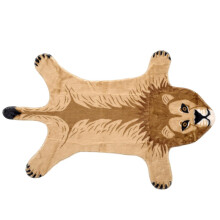 Eease 1pc Imitation Rabbit Hair Lion Carpet Floor Mat Children's Room Decorations