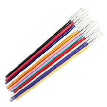 ZTTD 12Pcs Colorful Nail Art Design Painting Tool Pen Polish Brush Set Kit DIY Professional Nail Tools Nail Brushes Nail Art Tool