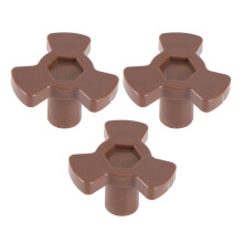 3 PCS Microwave Accessories Shafts Turntable Oven Roller Replacement Tray Plum Bossom Plastic