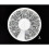 Rhinestone wheel MultiColor 10. Rhinestone White 4 sizes 4