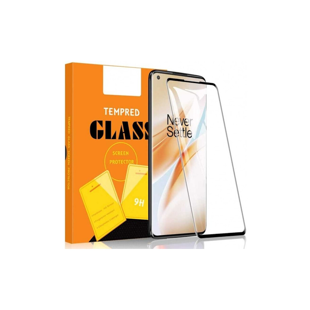 Compatible With Oneplus 8 Pro Tempered Glass 3D 0.26Mm 9H Fullframe Transparent 9027700391437