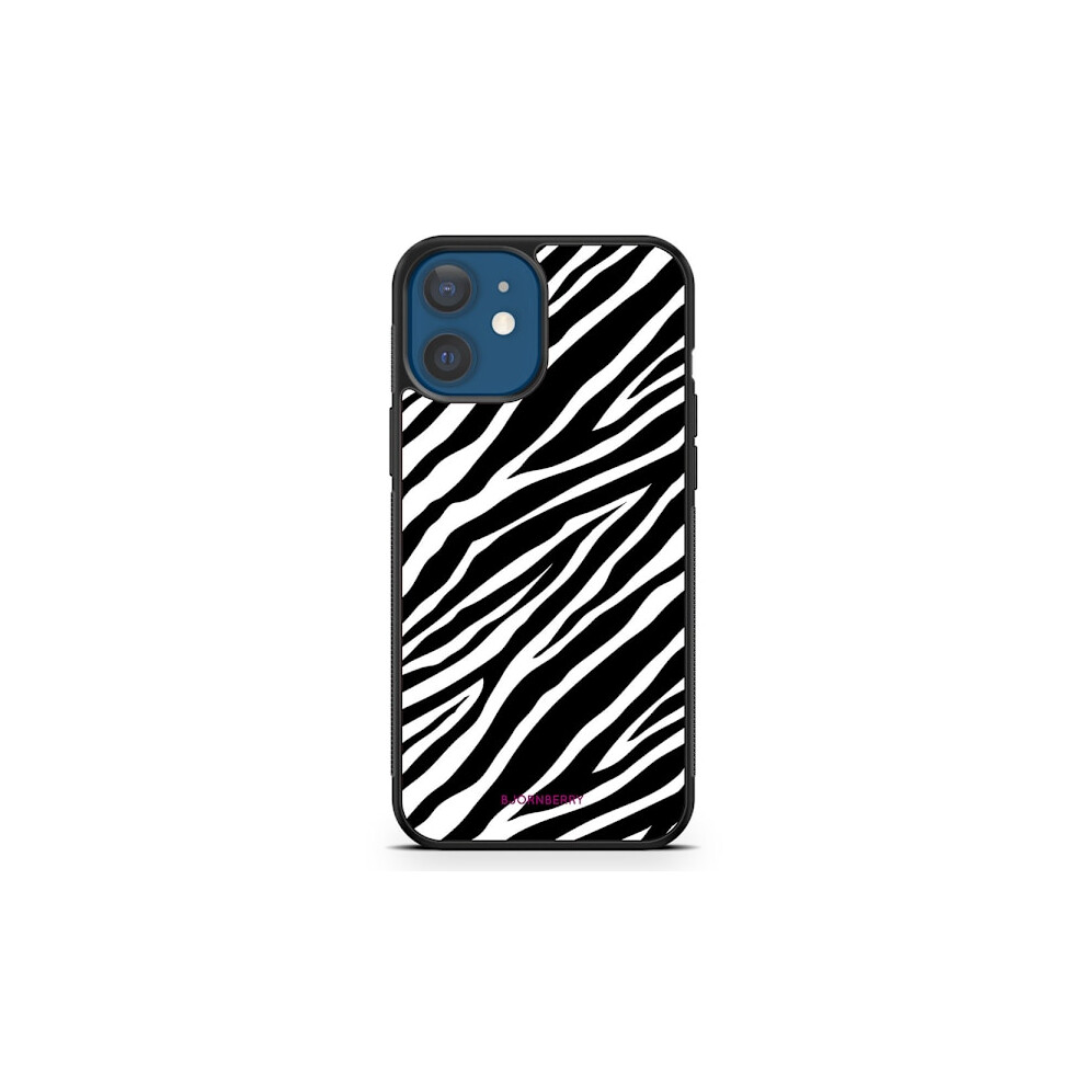 Bjornberry Hard Shell Compatible With Iphone 12 Mini - Zebra 9027700391529
