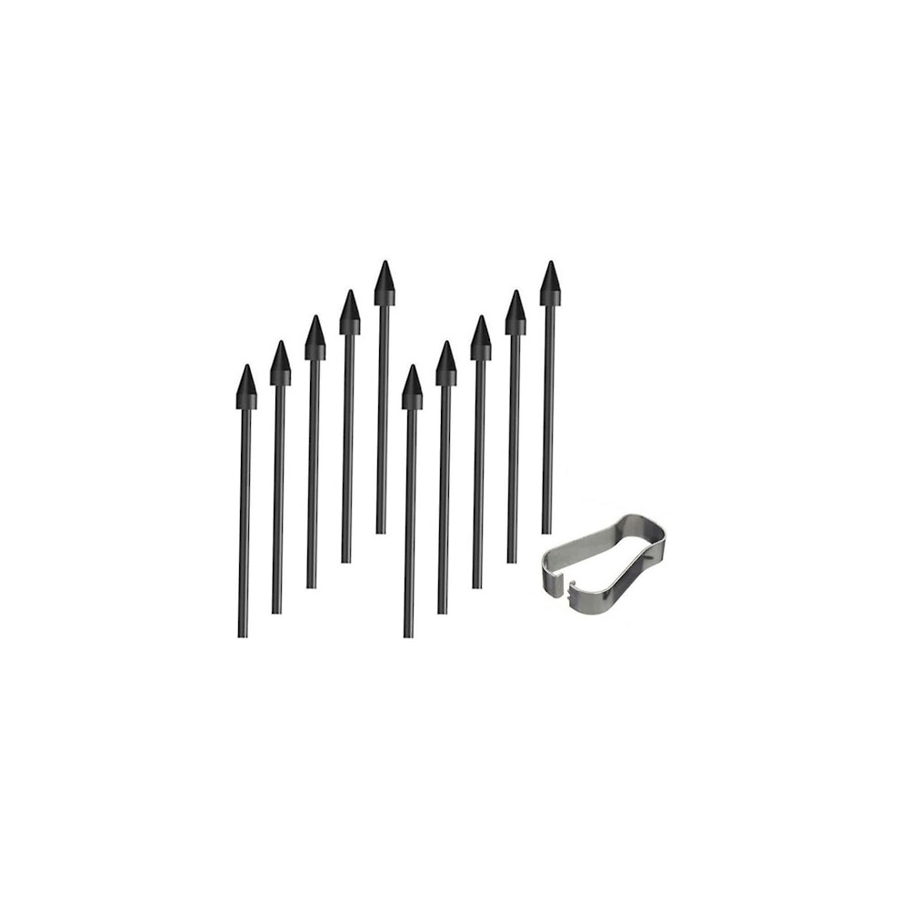 10 Pcs Stylus Tips Stylus Refill Nib Refill For Compatible With Samsung Galaxy Tab S6lite S6/S7/S7 Edge/S8 Note10/Note20 Black 9027700391628