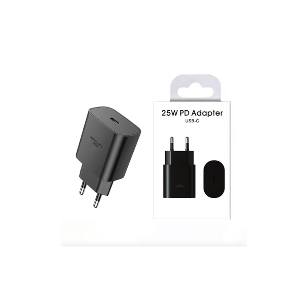 Charger For Compatible With Samsung 25W - Fast Charger Usb-C - Power Adapter + Cable 3M 3 Meter + 25W Adapter [En] Black 9027700391727