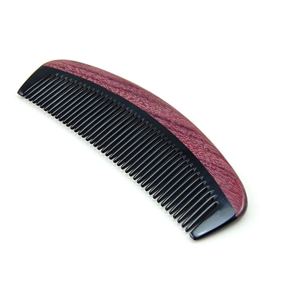 Unisex Wooden Hair Comb Natural Rosewood Low Static Grooming Smooth Teeth For Hair And Beard