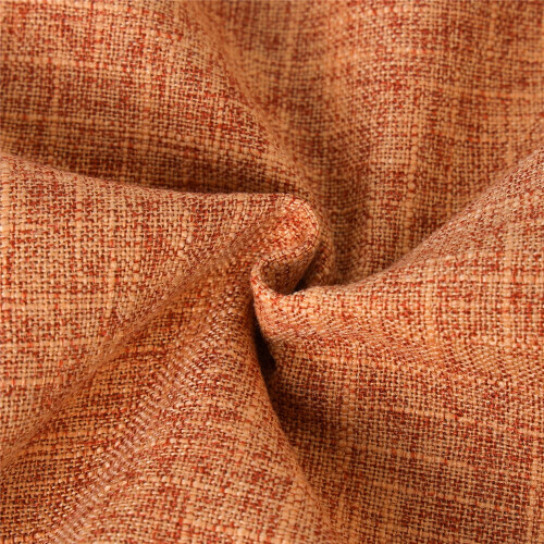 Phantoscope 20" x 12" Farmhouse, Rustic, Traditional Orange Texture Polyester Throw Pillow , ( 2 Count) 2