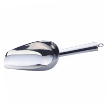 Stainless Steel Ice Scoop Heavy Duty RustResistant Metal Food Scoop for Ice Flour Sugar Kitchen Use