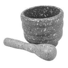 Manual Garlic Crusher and Lightweight Mortar and Pestle Set for Easy Spice Grinding in Kitchen