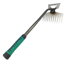 Weed Puller Tool with Long Handle, Heavy Duty Stainless Steel Garden Weeder for Lawn and Yard
