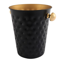 Stainless Steel Hammered Ice Bucket with Insulation for Wine Champagne Parties