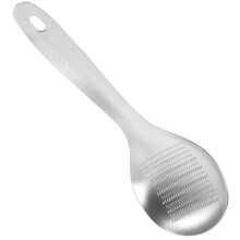Stainless Steel Garlic Press and Ginger Crusher Spoon Shape Mincer for Baby Food Soup Outdoor