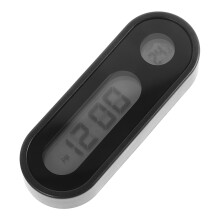 Car Digital Clock with Backlit Temperature Display for Vehicle Dashboard Interior