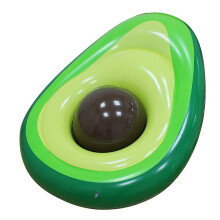 Heavy Duty Pool Float Tube for Adults and Kids, Large Inflatable River Float, 160x130cm Green