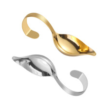 2Pcs Stainless Steel Serving Spoons with Pointed Tips, FoodGrade Sauce Spoons for Kitchen and Dessert